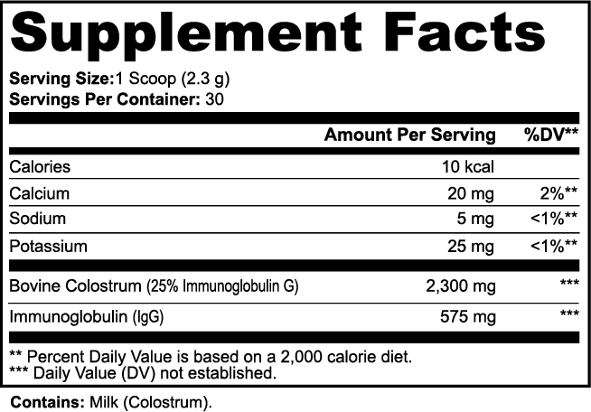 BioGold Colostrum Powder