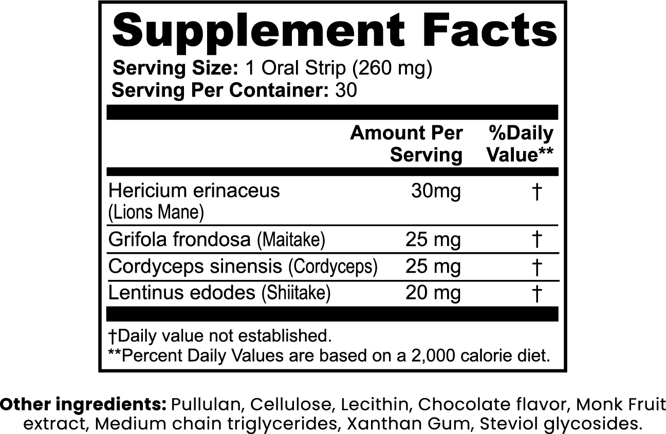 Daily Shroom Boost Strips